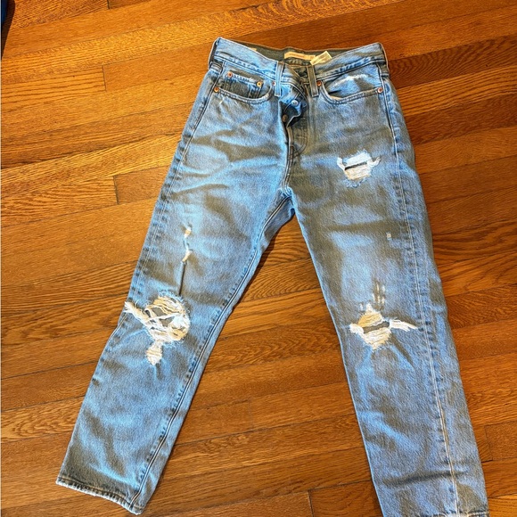 Levi's Wedgie Straight Jeans- size 27 - Picture 1 of 4